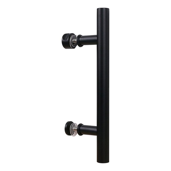 National Hardware Madison Matte Black Steel Pull Handle 1 pc N700-100